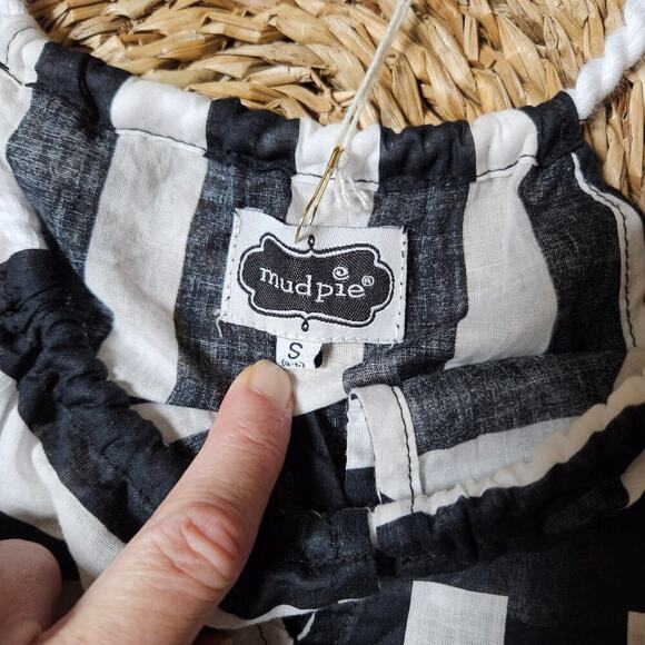 New Mudpie Black & White Cover Up Size S - Picture 9 of 11